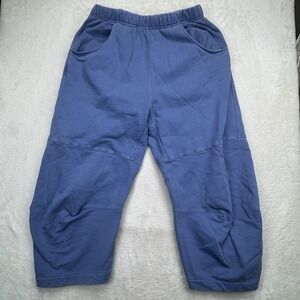 Roucha Cropped Sweatpants Women's M Purple Barrel Leg Lounge Athleisure